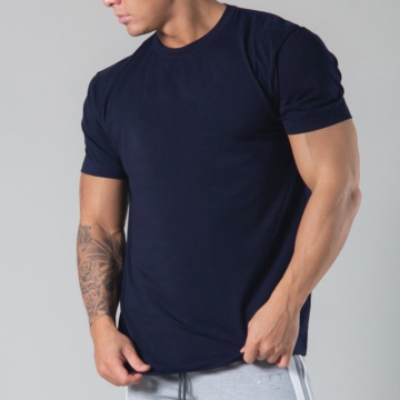 camiseta de manga corta musculosa para hombre