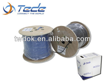fluke test 23awg cat.6 4X2X0.57 CCA cooper solidal cables