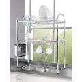 304 stainless steel over sink dish drying rack For Kitchen Plate Racks dish storage rack