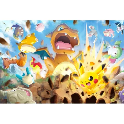 Pikachu puzzle 1000 pieces wood toys pokemon Educational toys Adult decompression puzzles for kids