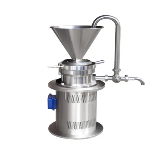 High Speed Stirring SS304 316L Almond Milk Colloid Mill Food Equipment