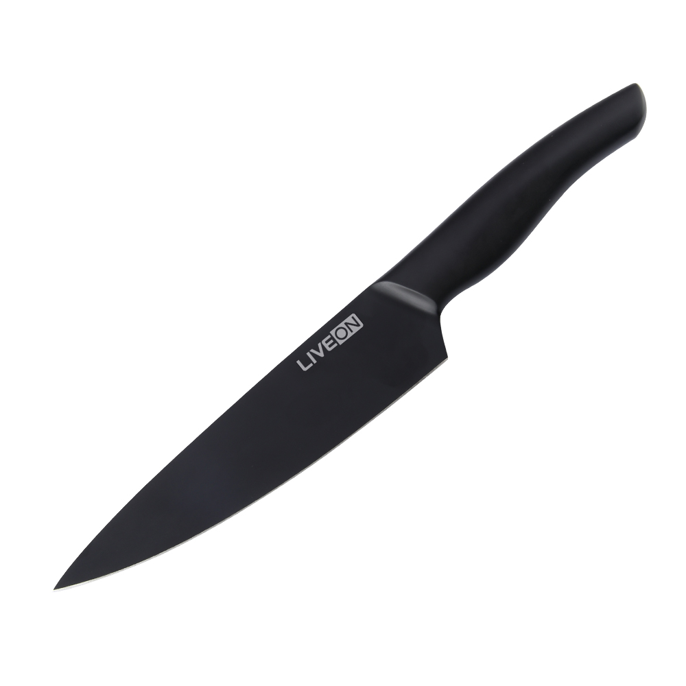 Couteau de cuisine 8 &#39;&#39; en oxyde noir