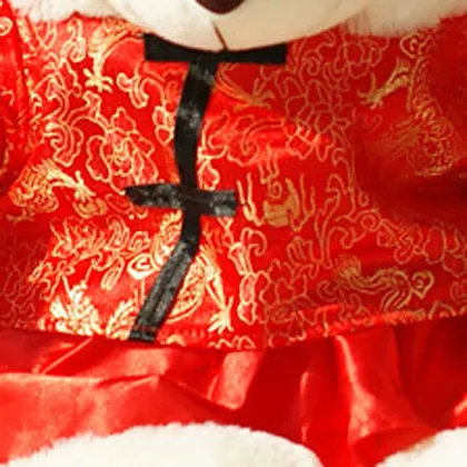 Hot Sale Fantastic A Couple of Wedding Teddy Bear With Tang Suit