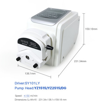 SY101LY 24V Control Multi-Pump Head with Peristaltic Pump for Injection Molding or Extrusion