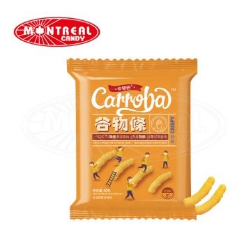 Carroba Cereal Caramel Flavor Puffed Food Snacks