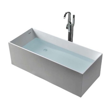 High Quality Luxury Resort Hotel Artificial Stone Soaking Bathtub