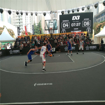 ENLIO SES FIBA ​​3x3 Outdoor -Sportfliesen -Basketball