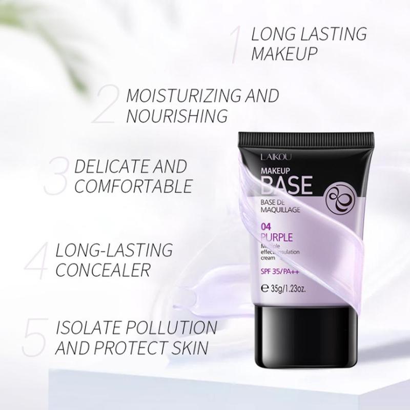 Face Primer Makeup Base Sunscreen Cream Oil-control Whitening Invisible Pore Face Oil Make Up Base Primer for Women
