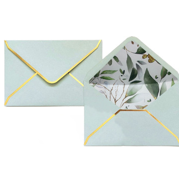 Gilt Embossed Envelope Membership Card Cover with Creative Star Pearl Paper Invitation