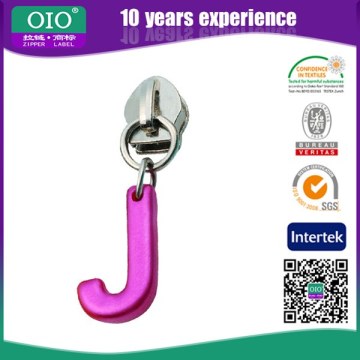 OIO Washable Garment Zipper Puller With Letter Logo