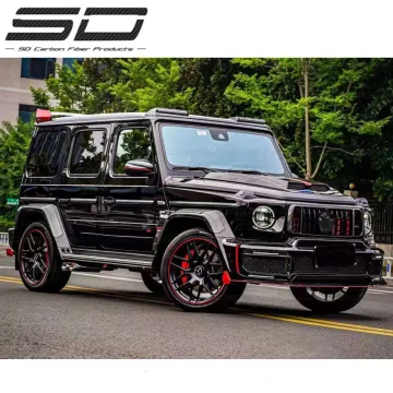 High-Quality B Style G900 Rocket Dry Carbon Fiber Kits for MB G-Class G63 W464
