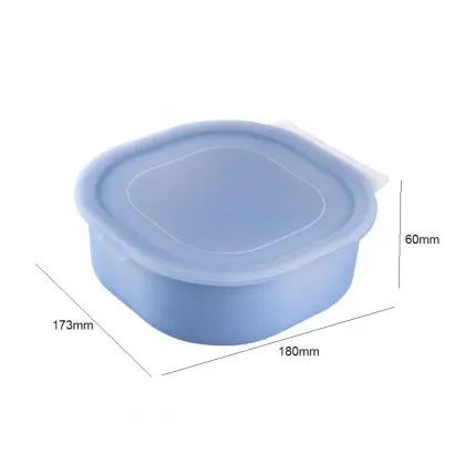 Vacuum baby fresh food storage container silicone box