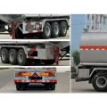 11m Tri-axle Chất lỏng dễ cháy Tank Giao thông vận tải Semi-trailer