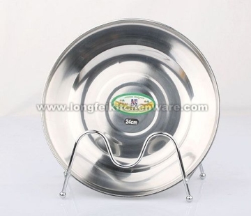 Magnetic stainless steel dish