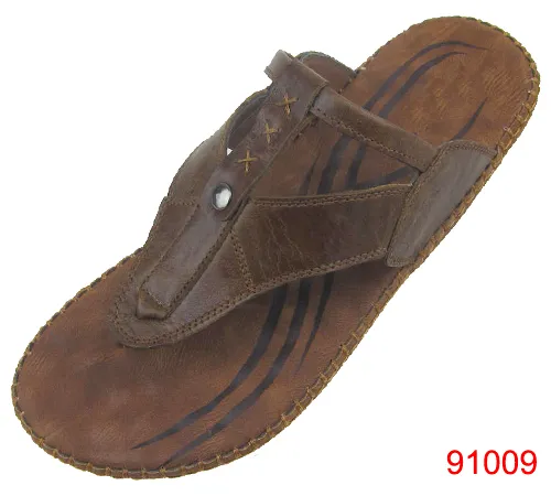 aliexpress mens fashionable genuine leather sandal