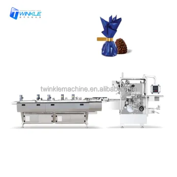 Single-Twist and Strip Premium Chocolate Packing Machine with Gold Thread: Luxury Packaging Solution