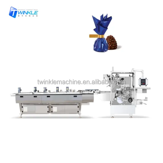Single-Twist and Strip Premium Chocolate Packing Machine with Gold Thread: Luxury Packaging Solution