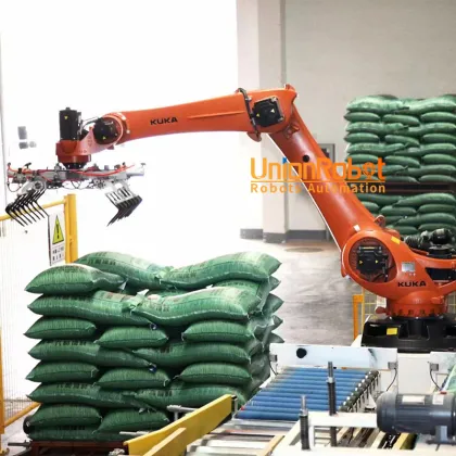 UnionTech Palletizing Robots with System Integration, Robotics, and Conveyor Systems