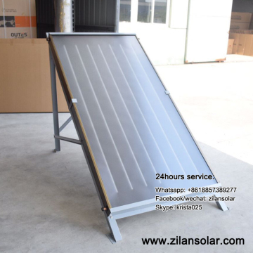 Flat solar thermal panel