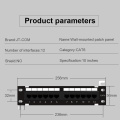 CAT6 12 Port RJ45 Patch Panel UTP LAN Network Adapter Cable Connector RJ45 Networking Wall Mount Rack