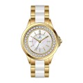 Case en alliage Diamond lunette MOP Quartz Lady Watch