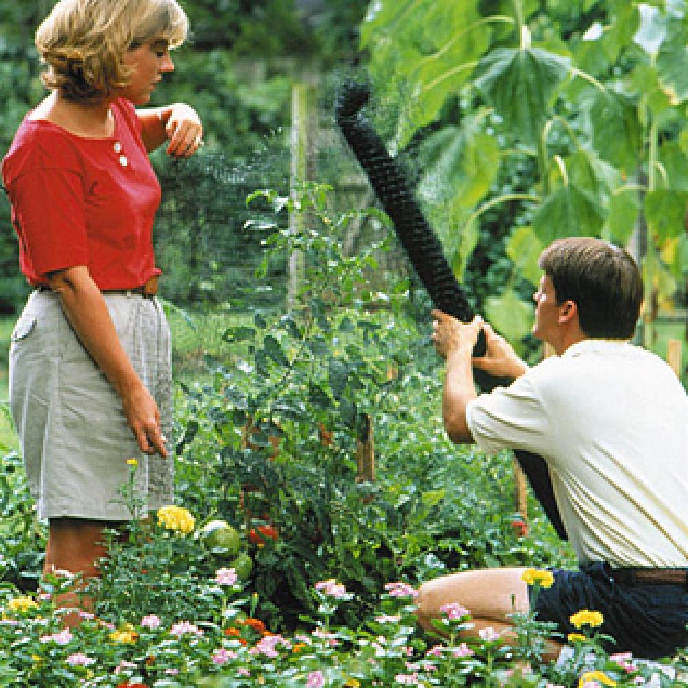 Jardín de plástico anti animales vallado