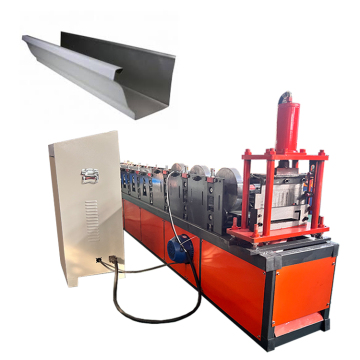 Aluminium downspout Rain Gutter Rolling Forming Machine voor dakgoot maken