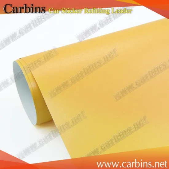 2015 New arrival carbins vinyl wrap folio matte metallic 3m 1080