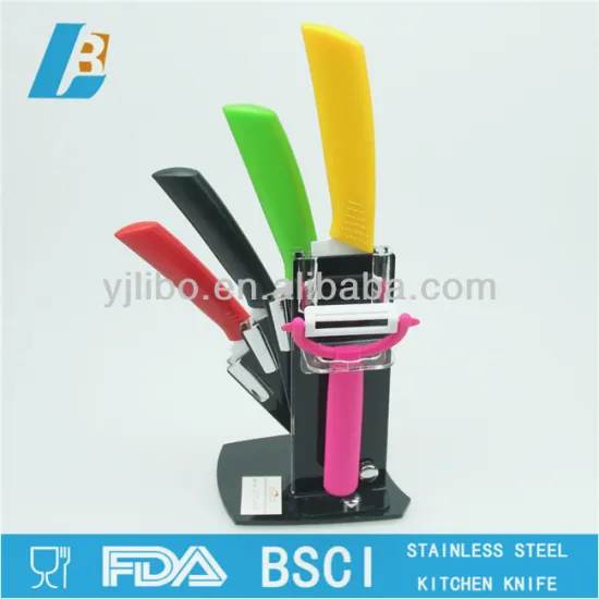 Stainless steel kitchen knife set ceramic knife set