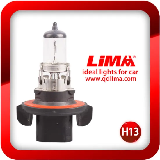 H13 12V 60/55W Headlight halogen bulbs approved lamps OEM China GE Supplier LIMASTAR