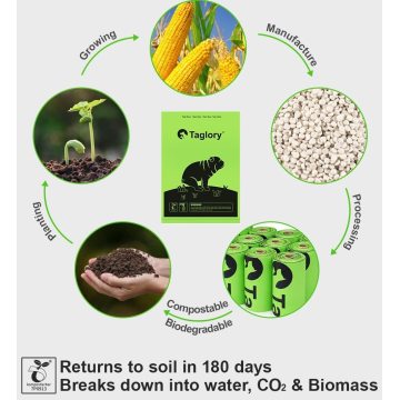 Sacos da cocô da prova da prova da prova do amido do milho biodegradável