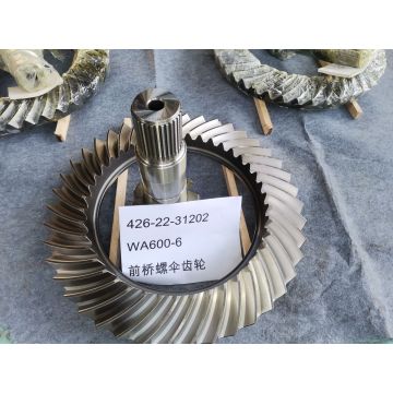 Pinion and Gear 426-22-31202 is applicable to the WA600-6 and WD600-6 models.