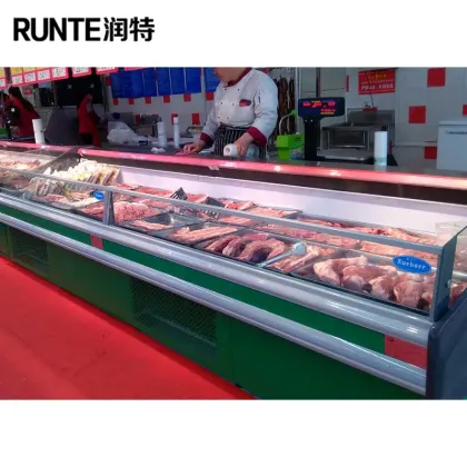 Fresh Meat Display Freezer Counter Cabinet