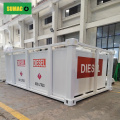 Double walled steel diesel petrol fuel cube tank