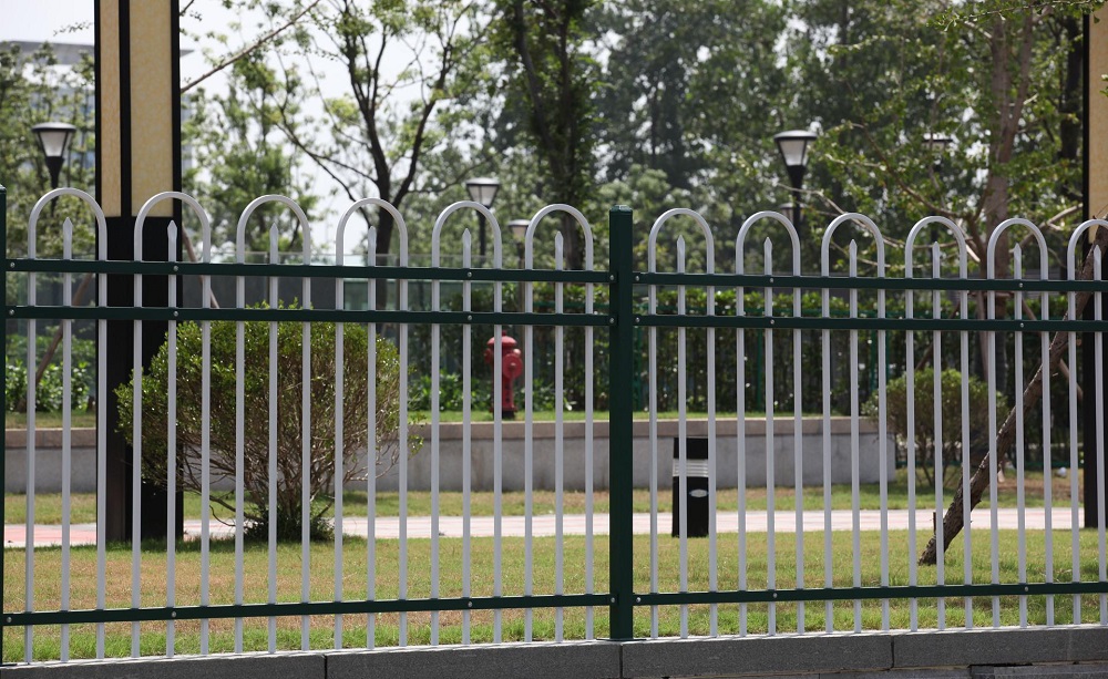 High Security PVC Coated Galvanzied Zinc Steel Fence