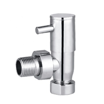 Bathroom Brass and Chrome Angle Radiator Valves for Heated Towel Rails BJ21008-J