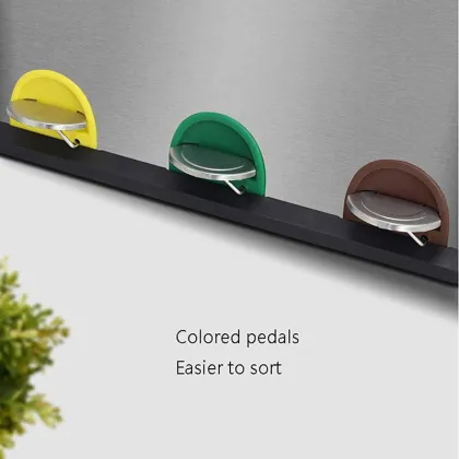 Double Compartment Trash And Recycling Bin