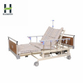 Medical manual electric integrated 5-Function sickbed with toilet