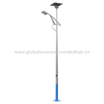 Solar LED Road Light with Gel Battery, 5 meter PoleNew