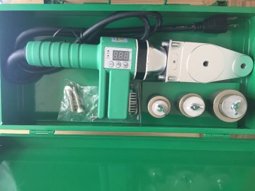 Plastic piping system welding machine