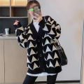 women's autumn and winter new knitted cardigan sweater