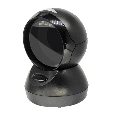 1D/2D Desktop Omnidirectional Hands-Free USB Wired Barcode Scanner for Mobile Screen Reading with Automatic Image Sensing
