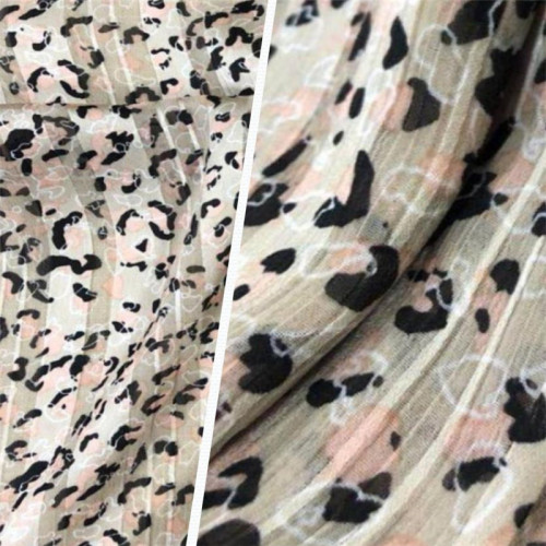 Wholesale Polyester Rayon Floral Printing Lady's Fabric