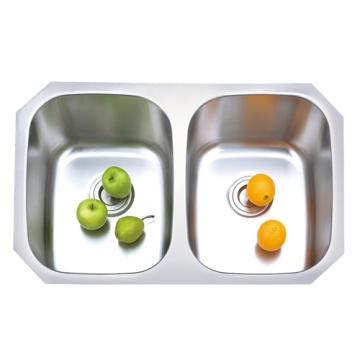 Stainless Steel Sink Under Mount Kitchen Sinks (7447 W)