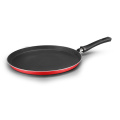 Red Aluminum Press Non-stick Round Grill With Handle