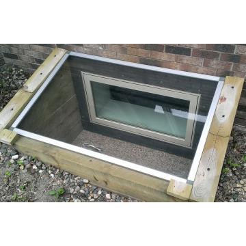 cellar window replacement Soundproof Casement Windows Aluminum Alloy Basement Windows Manufactory