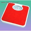 Homely Red bathroom scale