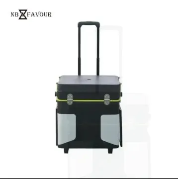 Portable Mobile Kitchen Equipped with Foldable Cooking Table and Storage Table