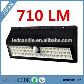 Alibaba china 44LED Solar Motion Sensor lamp Outdoor Garden Wall Light led grow light
