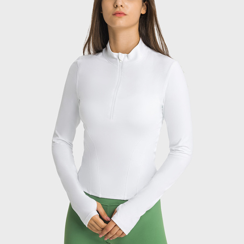 Winter New Half-zipper Stand Female Equestrian Base Layer